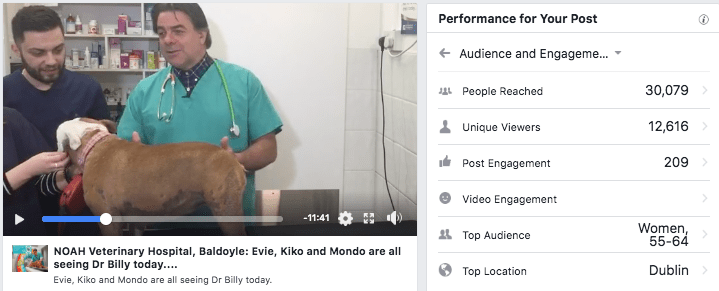 facebook live for vets
