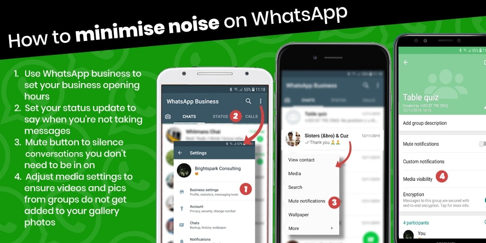 whatsapp noise reduction