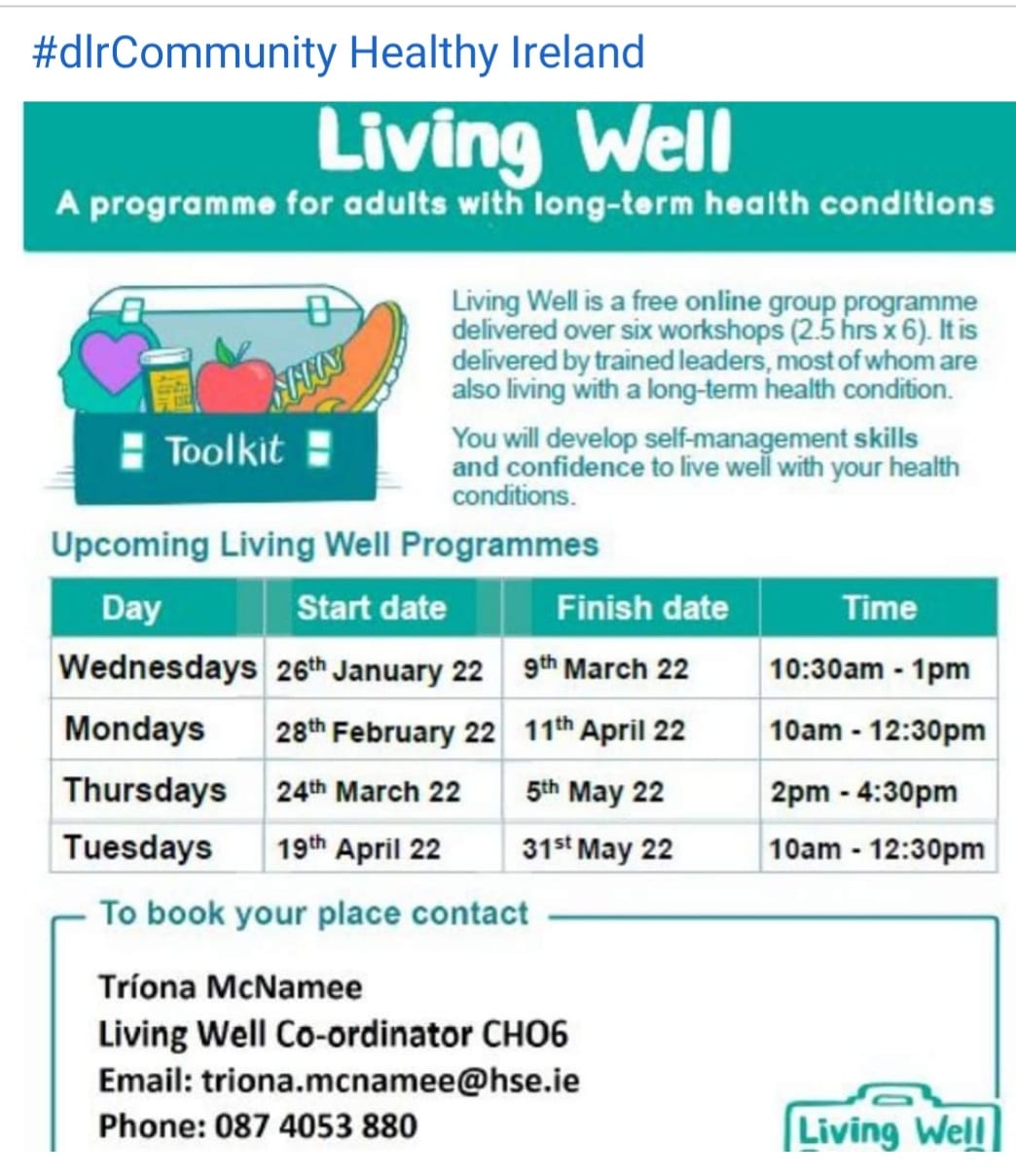 Living well poster